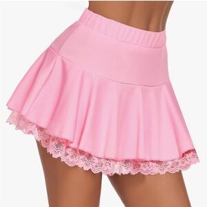 pink skirt